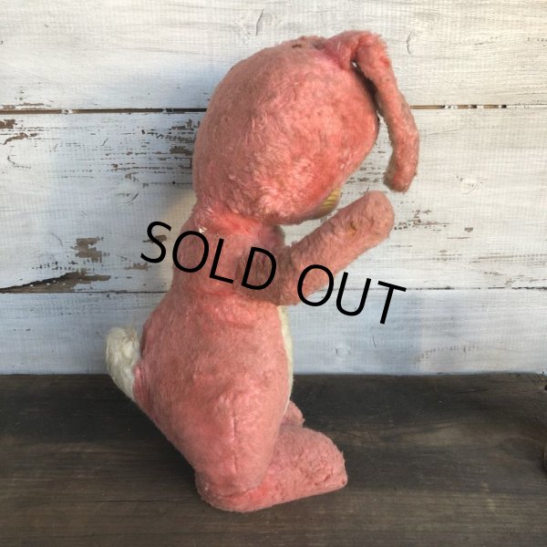 画像4: Vintage Gund Rubber Face Doll Pink Bunny (S793) (4)
