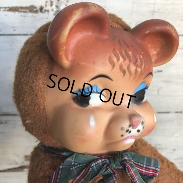 画像6: Vintage Rubber Face Doll Crying Bear (S782) (6)