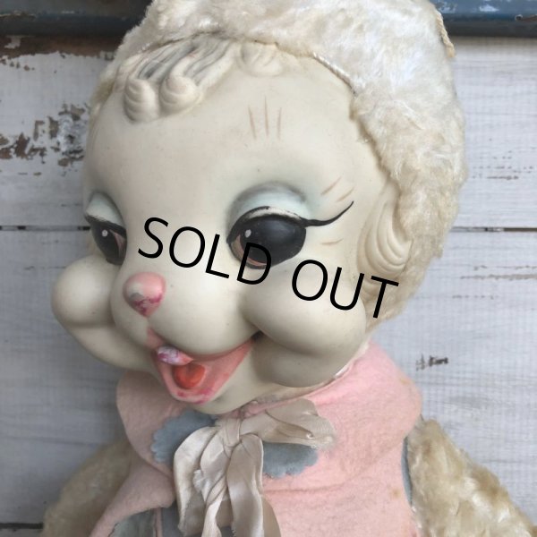 画像10: Vintage Rushton Rubber Face Doll Bunny (S797) (10)