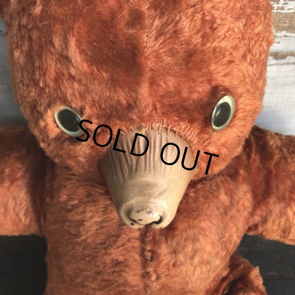 画像2: Vintage Rubber Nose Doll Blown Bear (S779) (2)