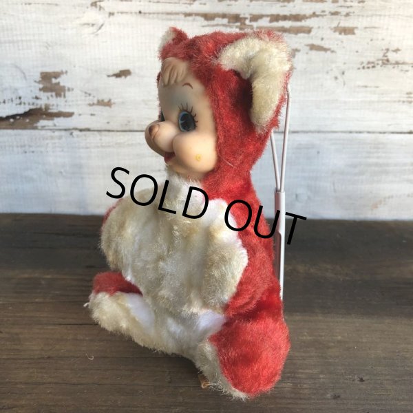 画像2: Vintage Rushton Rubber Face Doll Red Bear (S783) (2)