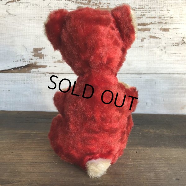 画像4: Vintage Rushton Rubber Face Doll Red Bear (S783) (4)