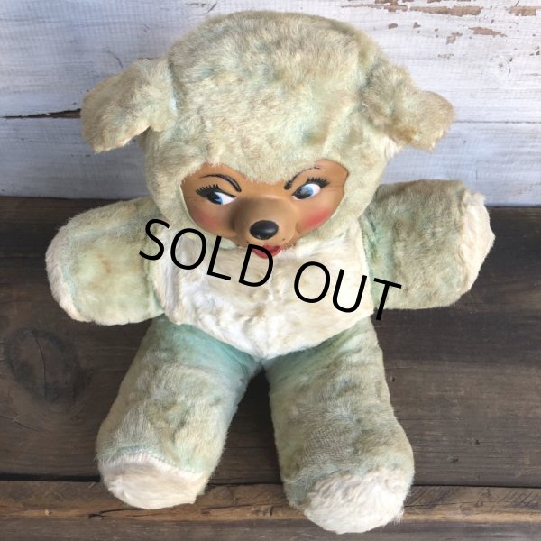 画像2: Vintage Rubber Face Doll Bear (S780) (2)