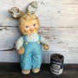 画像1: Vintage Gund Rubber Face Doll Blue Bunny (S792) (1)