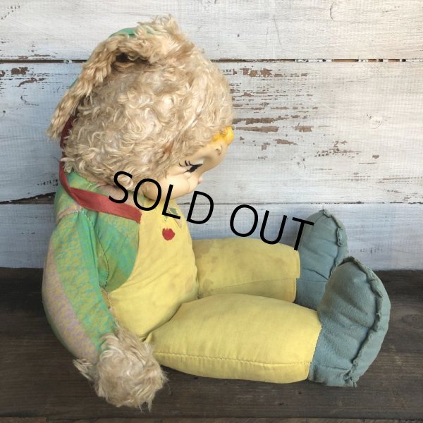 画像4: Vintage Rushton Rubber Face Doll Bunny (S795) (4)