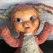 画像7: Vintage Gund Rubber Face Doll Pink Bunny (S793) (7)
