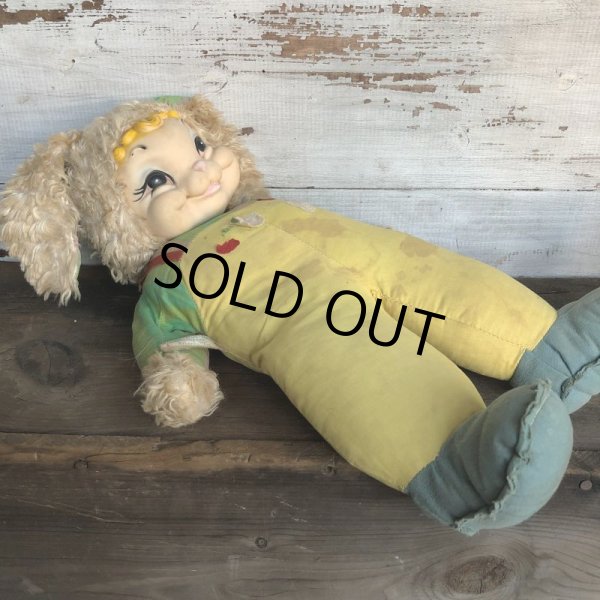 画像9: Vintage Rushton Rubber Face Doll Bunny (S795) (9)