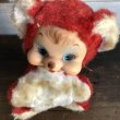 画像9: Vintage Rushton Rubber Face Doll Red Bear (S783) (9)