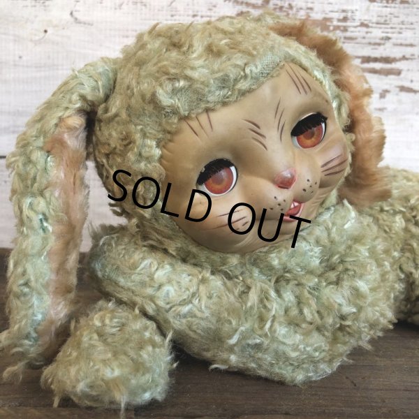画像7: Vintage Rubber Face Doll Sleep Eyes Bunny (S799) (7)