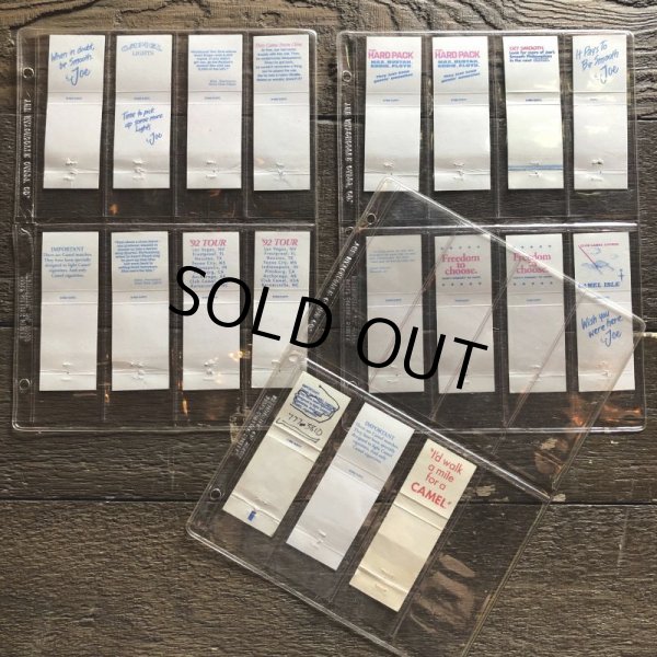 画像2: Vintage Matchbook CAMEL Set (MA1165) (2)