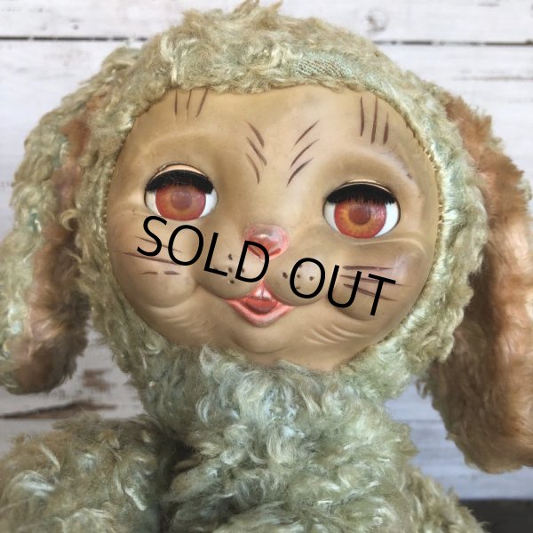 画像9: Vintage Rubber Face Doll Sleep Eyes Bunny (S799) (9)
