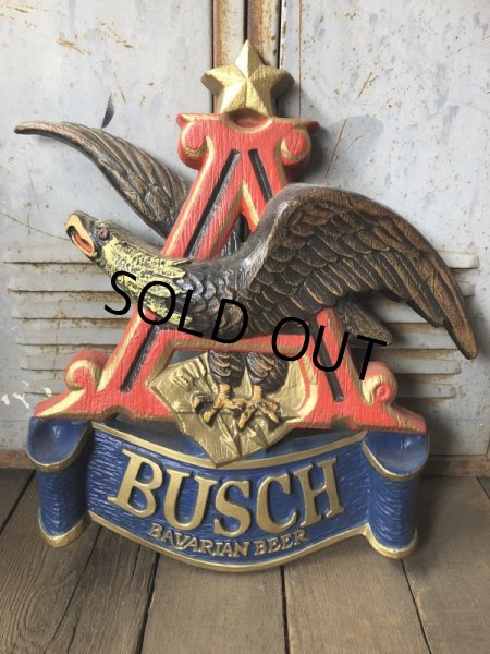画像2: Vintage Anheuser Busch Bavarian American Eagle Budweiser Plaque Sign  (S766)  (2)
