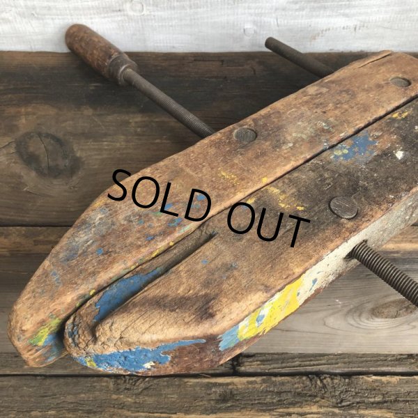 画像4: Vintage Wood Clamp Jorgensen (S772) (4)