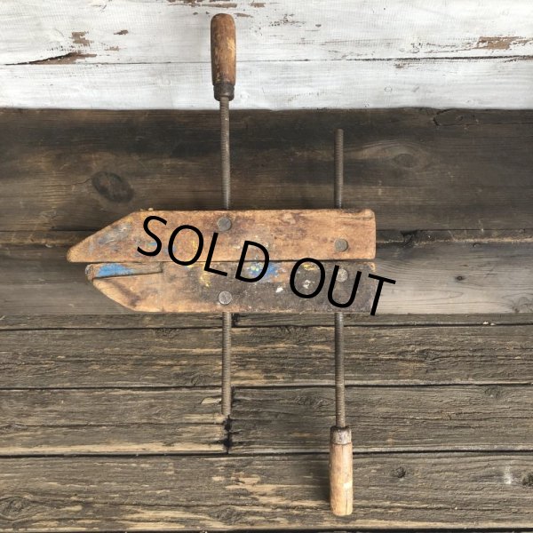 画像3: Vintage Wood Clamp Jorgensen (S772) (3)