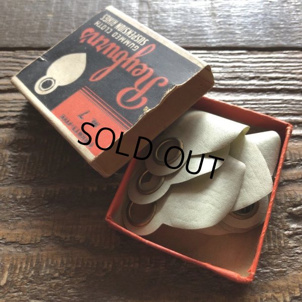 画像2: Vintage Reyburn's Gummed Cloth Suspemsion Rings No.7 (S776) (2)