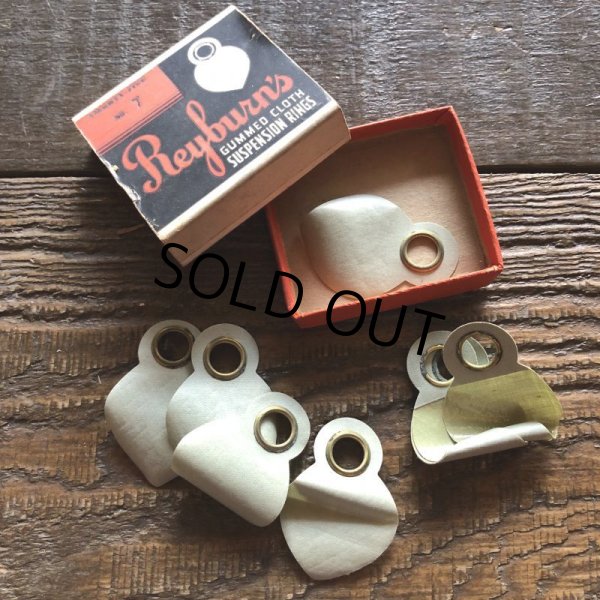 画像3: Vintage Reyburn's Gummed Cloth Suspemsion Rings No.7 (S776) (3)