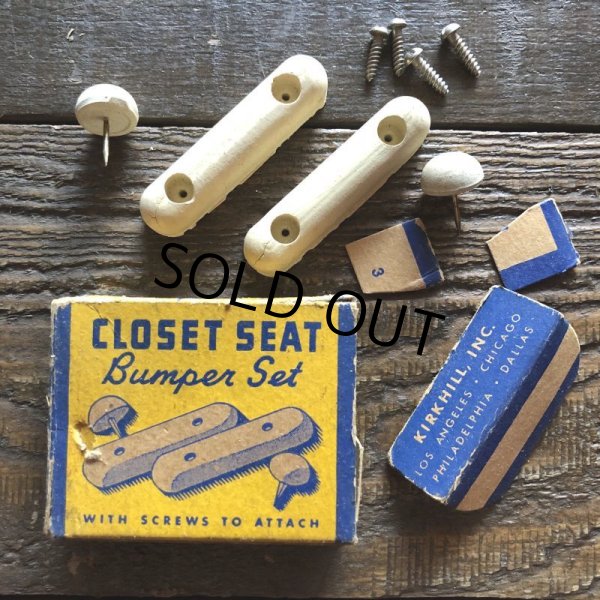画像1: Vintage Closet Seat Bumper Set (S777) (1)