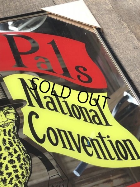 画像9: Vintage Planters Mr Peanut 18th Pub Mirror 51x41cm (S791) (9)