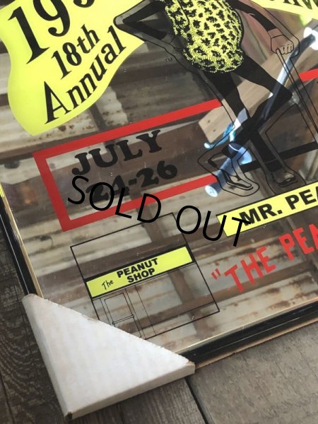 画像11: Vintage Planters Mr Peanut 18th Pub Mirror 51x41cm (S791) (11)