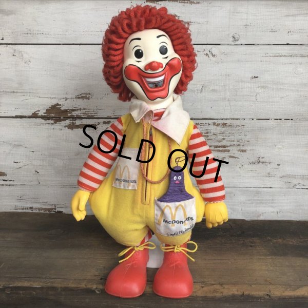 画像1: 70s Vintage Hasbro Ronald McDonald Doll  (S792) (1)