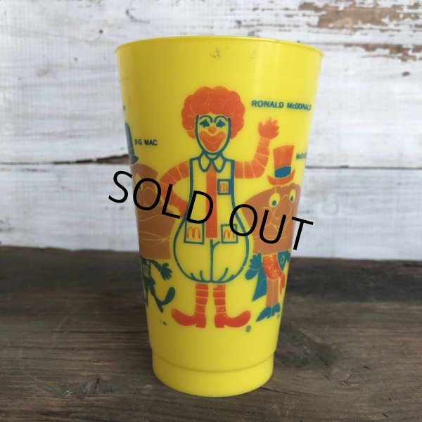 画像1: 70s Vintage McDonalds Plastic Cup (S794) (1)