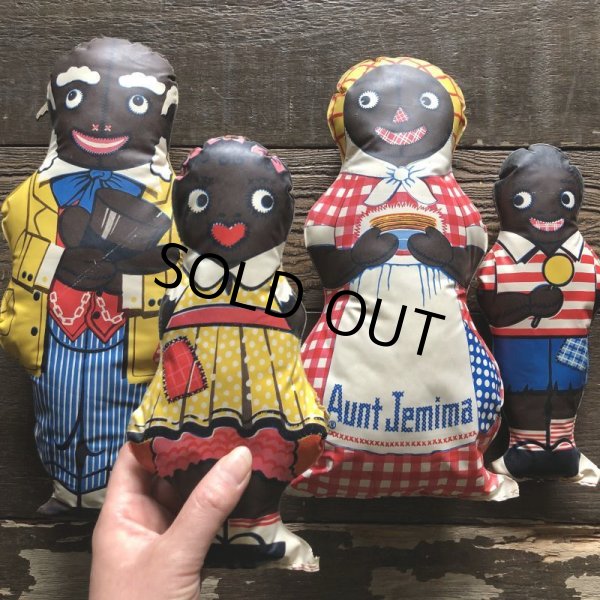 画像9: 40s Vintage Aunt Jemima Advertising Oil Cloth Doll Complete Set (S800)  (9)
