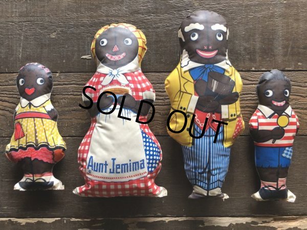 画像3: 40s Vintage Aunt Jemima Advertising Oil Cloth Doll Complete Set (S800)  (3)