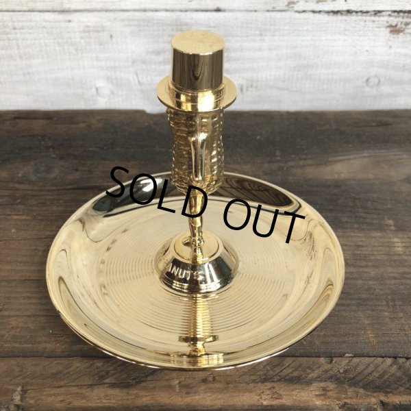 画像5: Vintage Planters Peanut Mr. Peanut Gold Metal Ashtray (S809) (5)