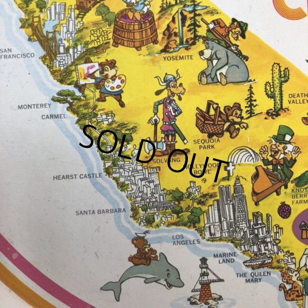 画像5: Vintage California Disneyland Tin Tray (S815) (5)