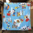 画像2: Vintage Fabric Twin Flat Disney (S816) (2)