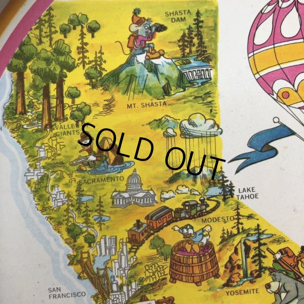 画像4: Vintage California Disneyland Tin Tray (S815) (4)