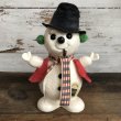 画像1: 70s Vintage FROSTY the SNOWMAN Piggy Bank (S828) (1)