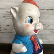 画像9: Vintage Piggy Bank Red Ribbon (S822) (9)