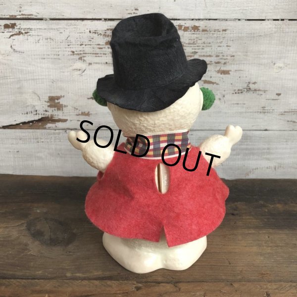 画像3: 70s Vintage FROSTY the SNOWMAN Piggy Bank (S828) (3)