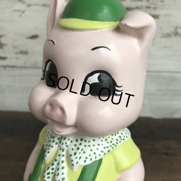 画像8: Vintage Ceramic Piggy Bank Gleen (S824) (8)