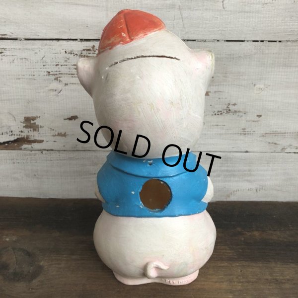 画像3: Vintage Piggy Bank Red Ribbon (S822) (3)