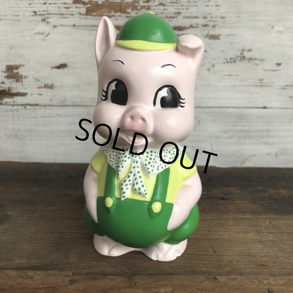 画像1: Vintage Ceramic Piggy Bank Gleen (S824) (1)