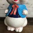 画像10: Vintage Piggy Bank Red Ribbon (S822) (10)