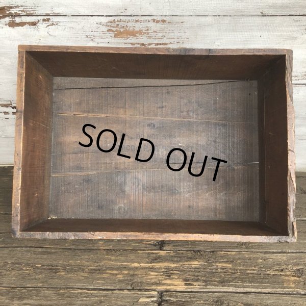 画像10: Vtg Antique BPS PAINTS Dovetail Wooden Crate Box (S822) (10)