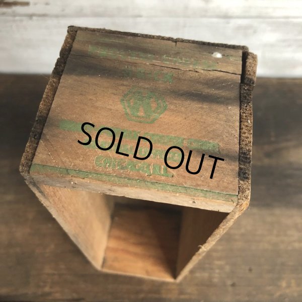 画像9: Vintage Wooden Box KRAFT BRIK (S827) (9)
