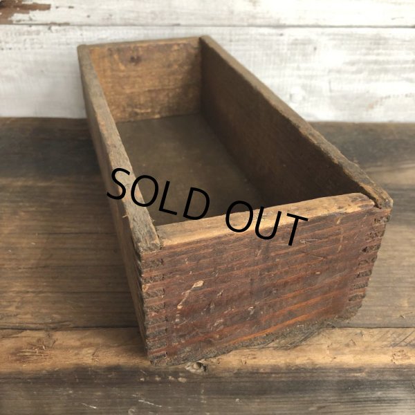 画像9: Vintage Wooden Box (S825) (9)
