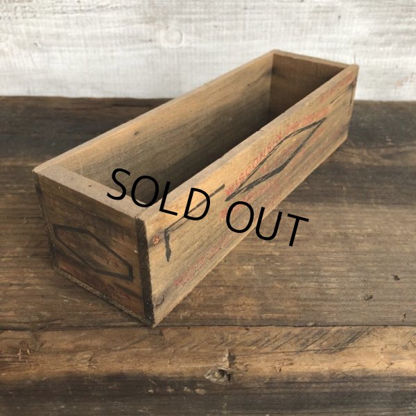 画像2: Vintage Wooden Box WISCONSIN (S826) (2)