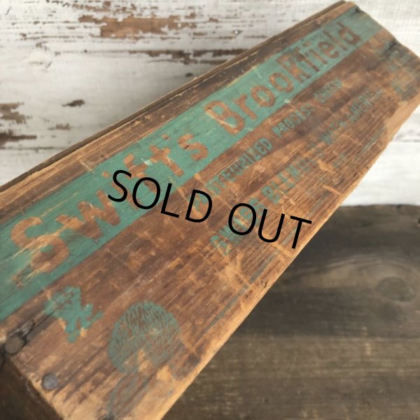 画像9: Vintage Wooden Box Swift's Brookfield (S824) (9)