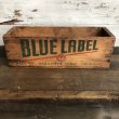 画像3: Vintage Wooden Box BLUE LABEL (S823) (3)