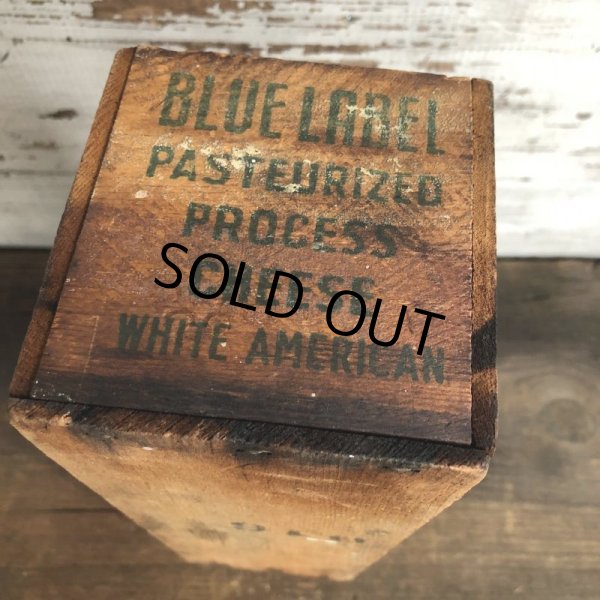 画像7: Vintage Wooden Box BLUE LABEL (S823) (7)