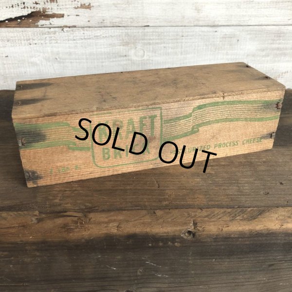 画像3: Vintage Wooden Box KRAFT BRIK (S827) (3)