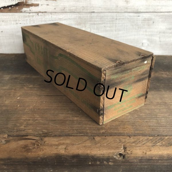 画像2: Vintage Wooden Box KRAFT BRIK (S827) (2)