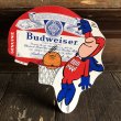 画像1: 70s Vintage Budweiser Bud Man Mighty Malt Sticker Decal (S841） (1)