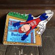 画像1: 70s Vintage Budweiser Bud Man Mighty Malt Sticker Decal (S856） (1)