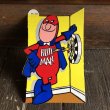 画像1: 70s Vintage Budweiser Bud Man Mighty Malt Sticker Decal (S858） (1)